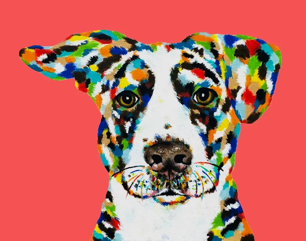 Mixed Breed Dog Art