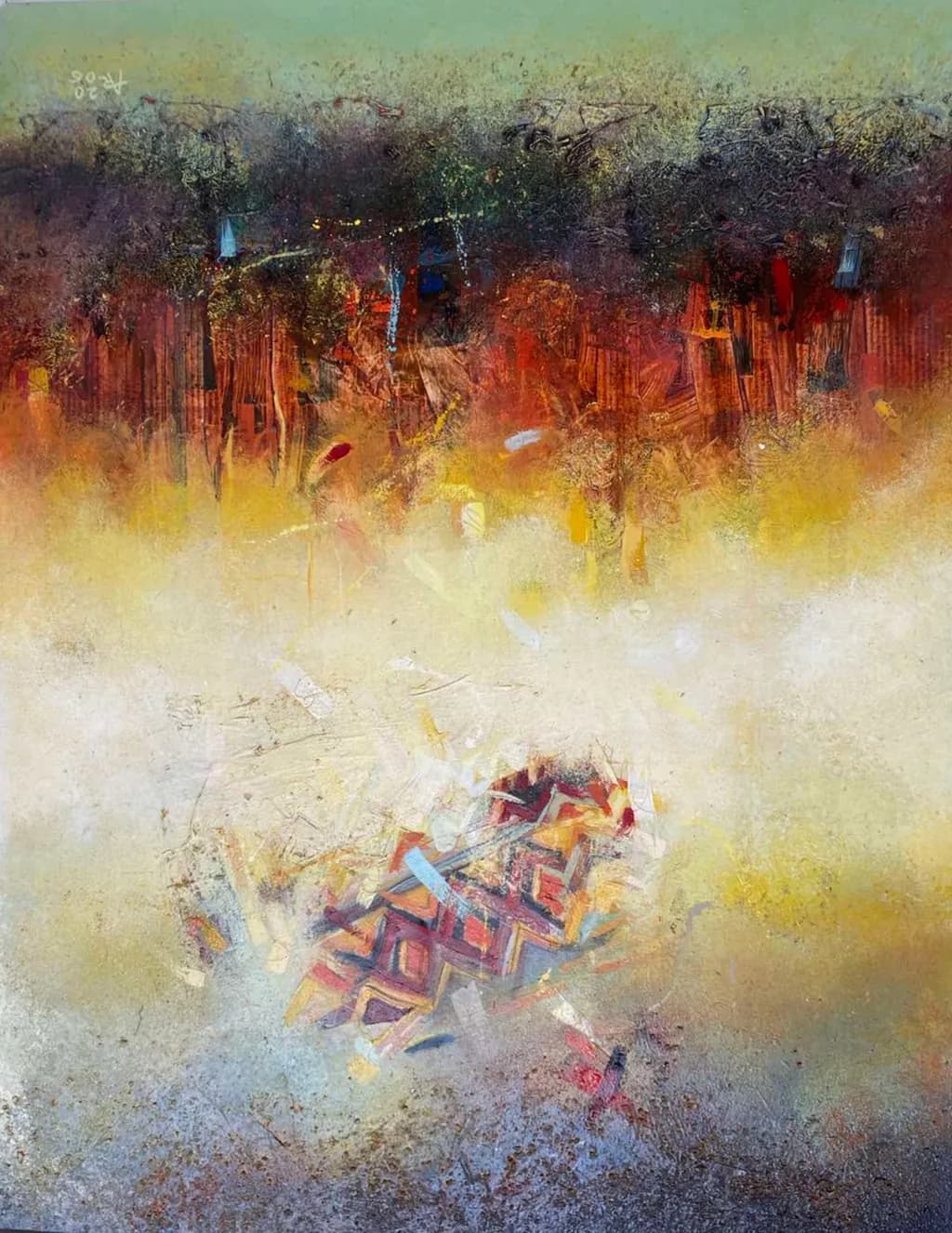 Whispers of Color: A Journey Through Abstract Landscapes
