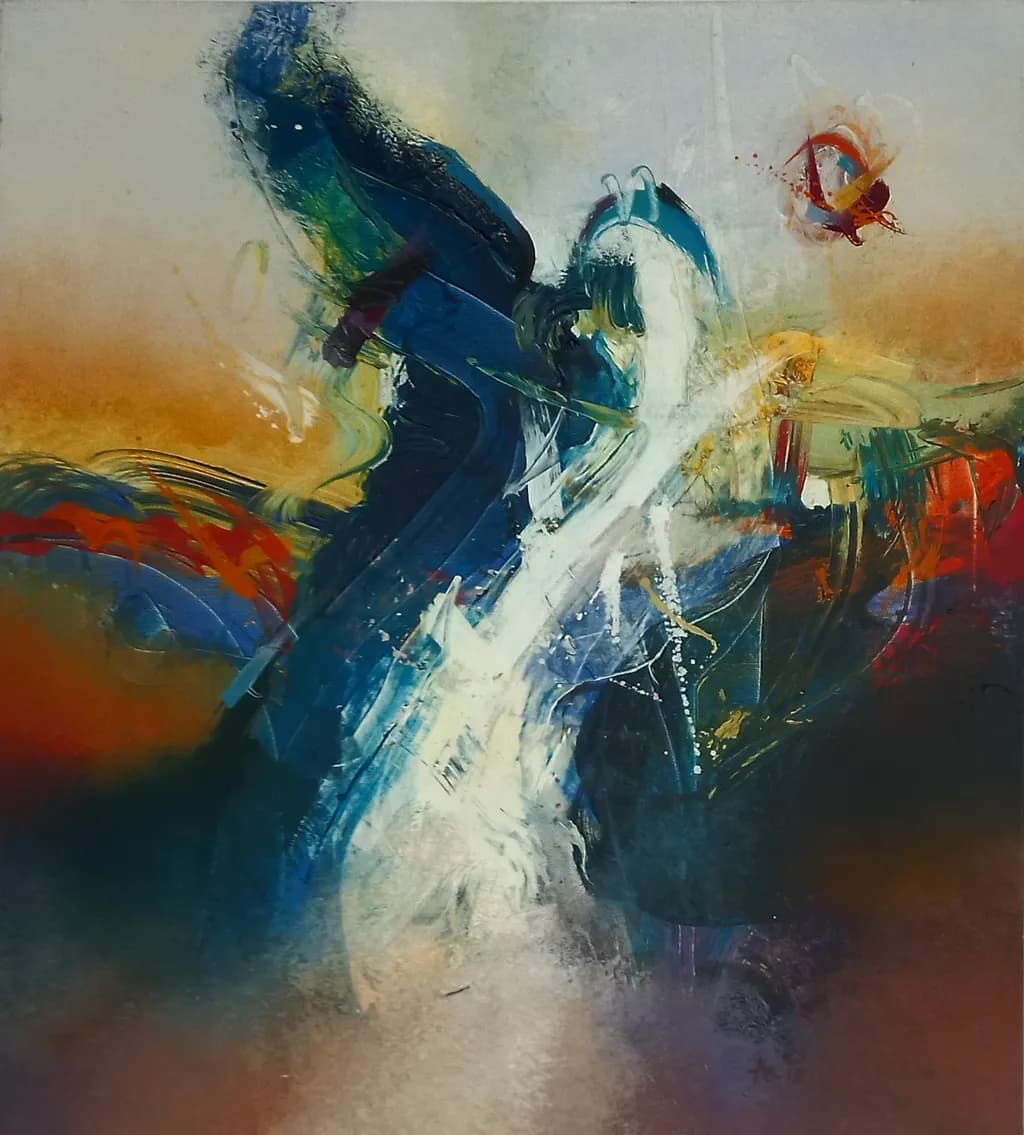 Whispers of Color: An Abstract Journey Through Emotion and Light