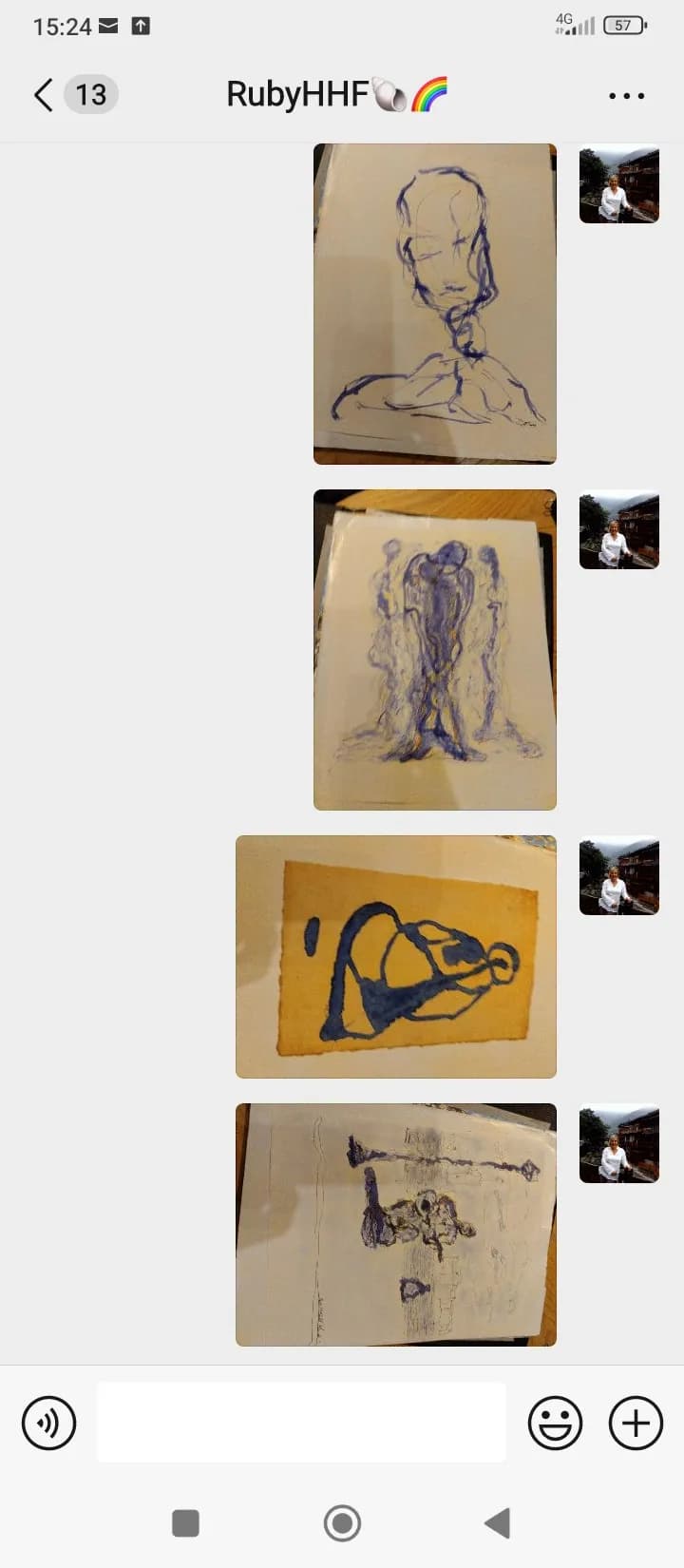 Whispers of the Human Form: A Journey Through Emotion and Expression in Blue Hues