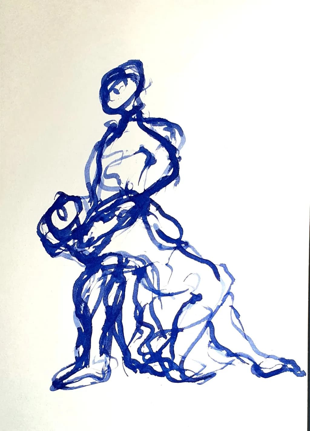 Dynamic Blue Expression