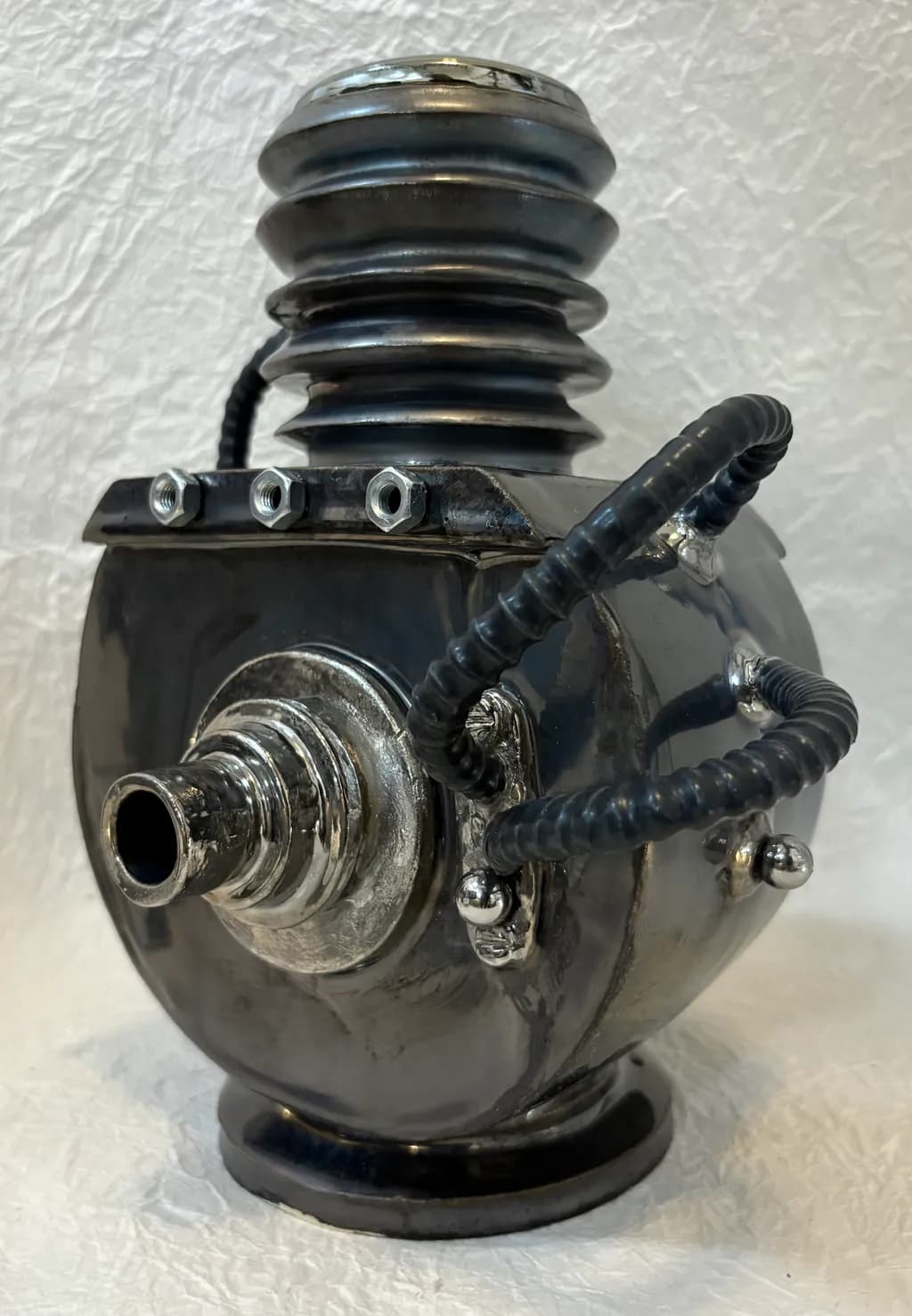 Blackened Machine Sculpture
