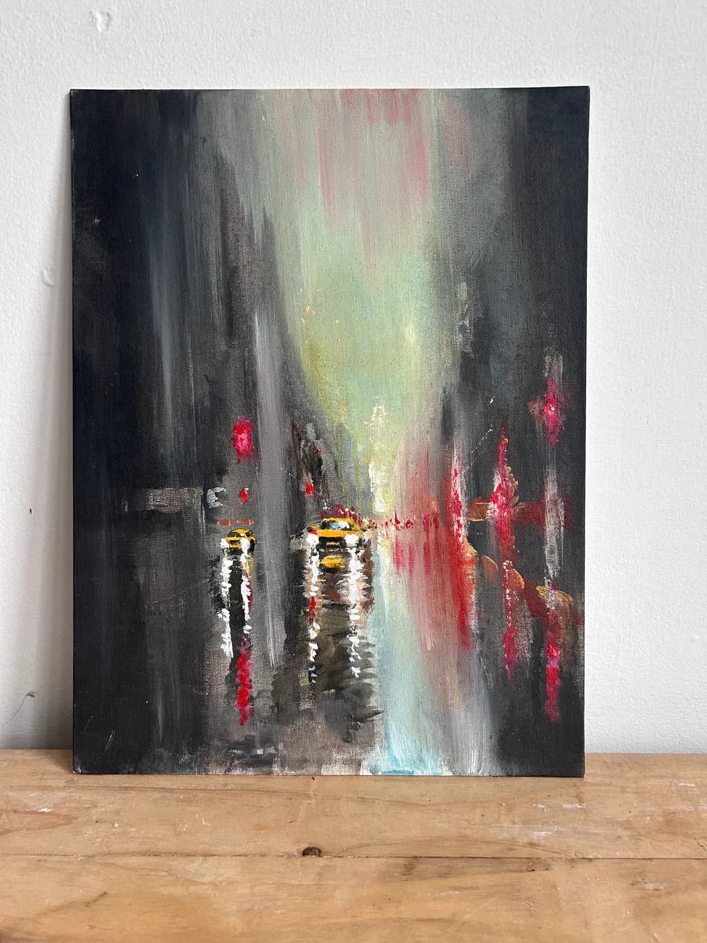 Rainlit City Reflections