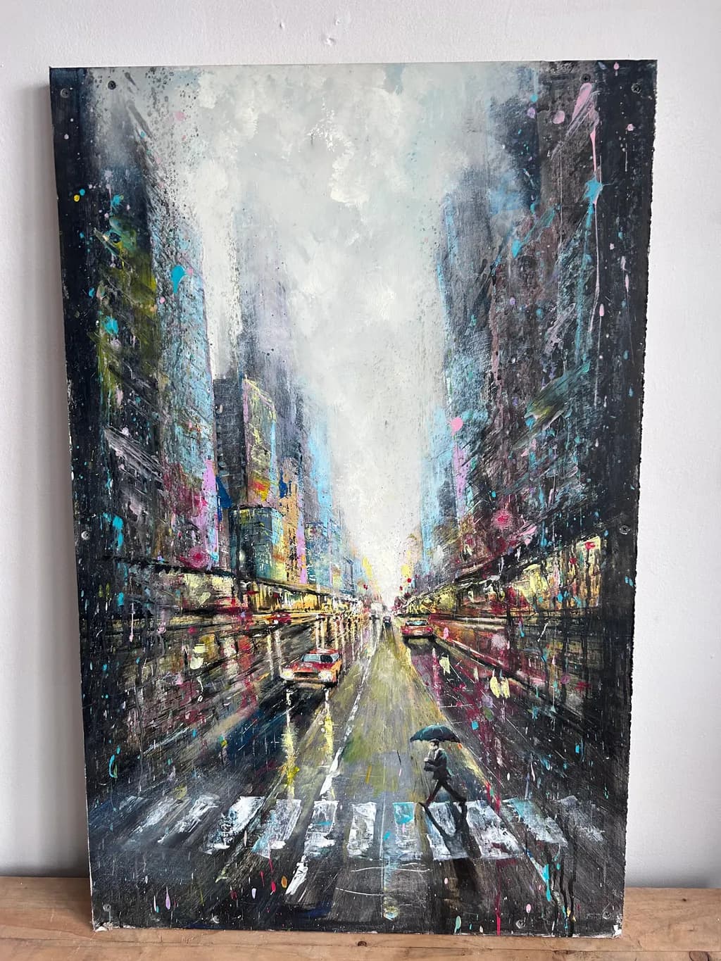 Rainy City Reflections