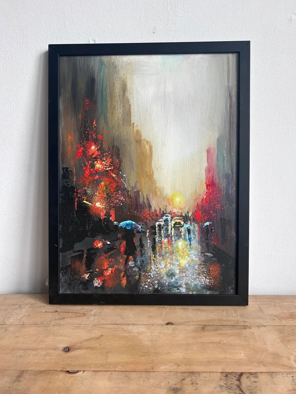Rainlit City Reflections