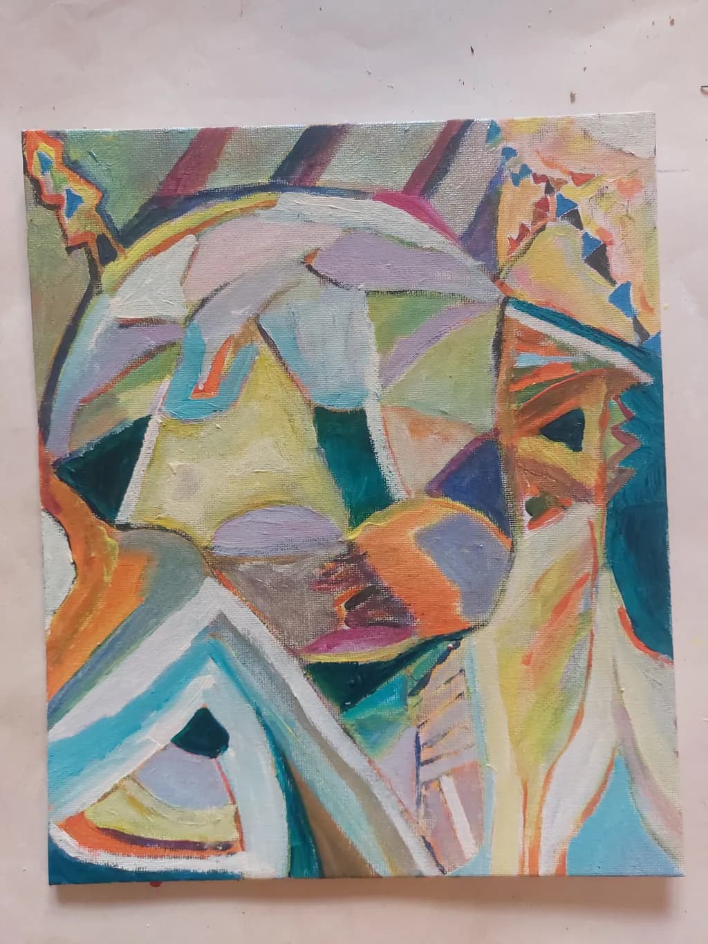 Whispers of Color: An Abstract Journey Through Emotion and Form