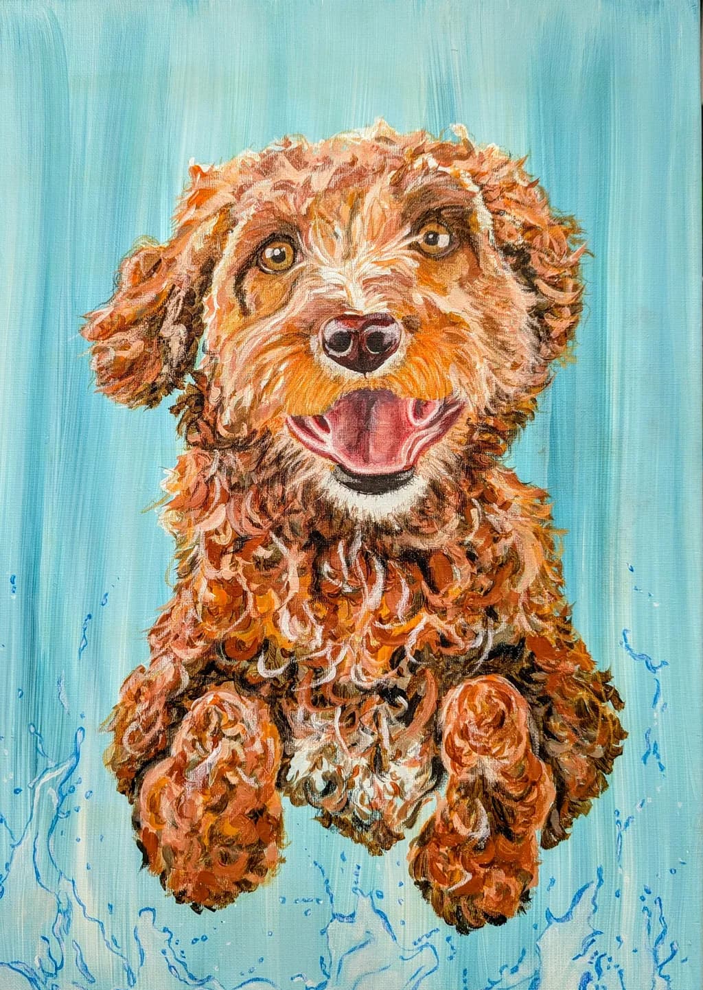 Splashing Curly