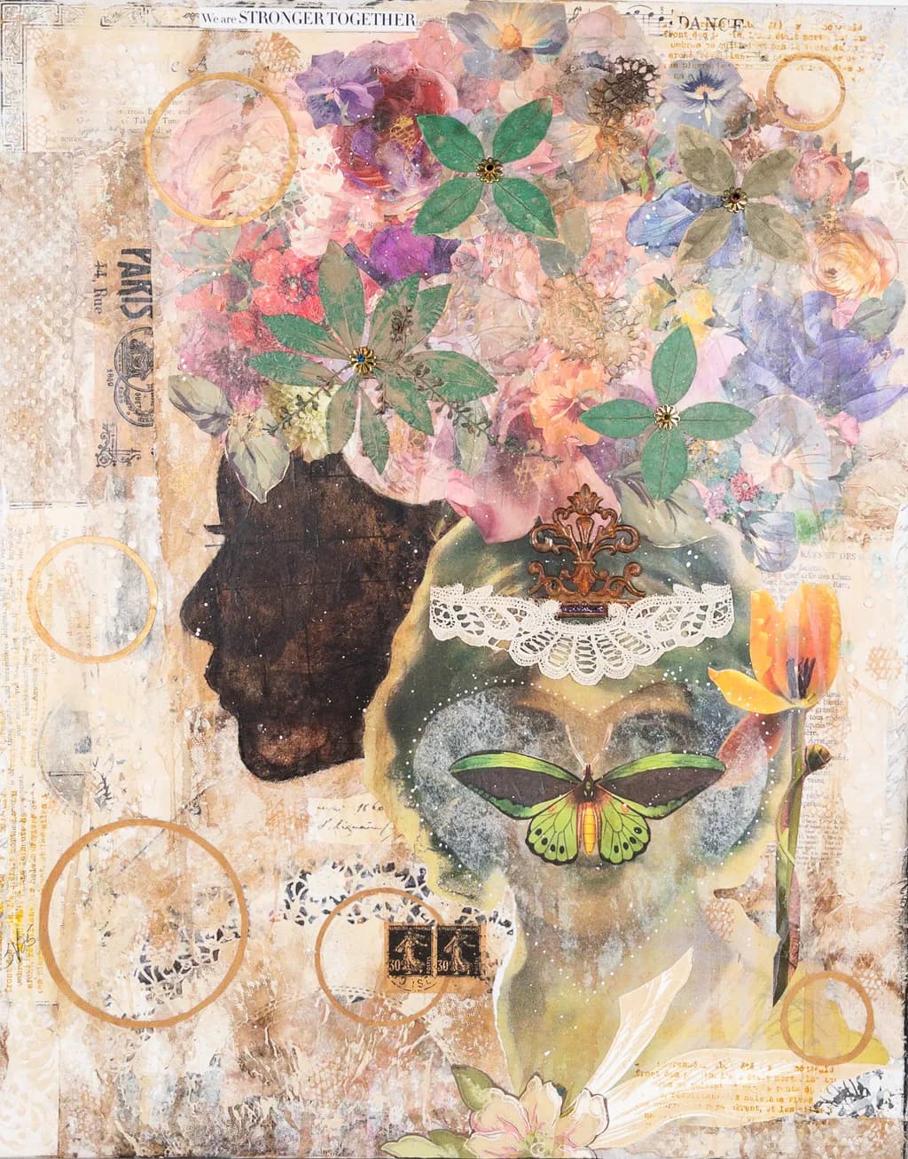 Whispers of Resilience: A Floral Journey Through Identity and Unity