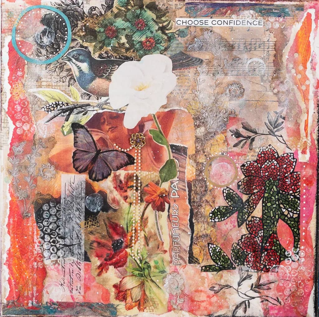 Whispers of Nature: A Collage of Confidence and Beauty