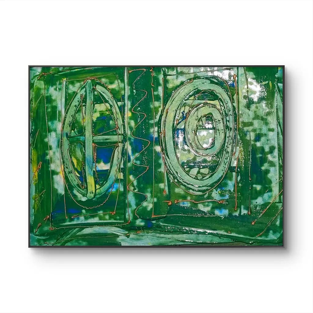 Green Geometric Circles