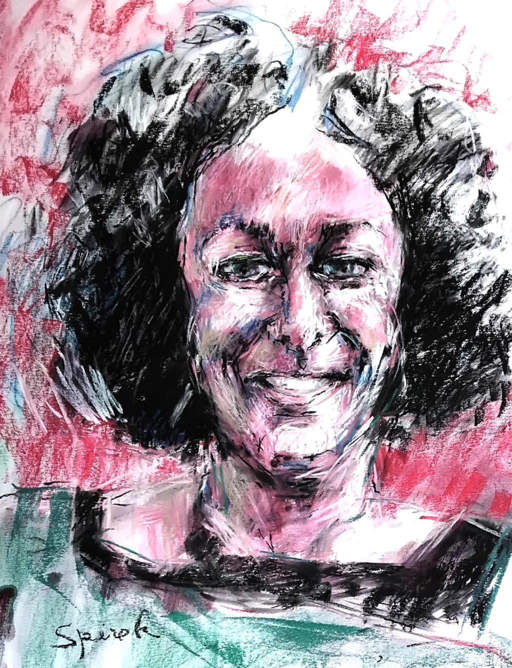 Radiant Joy: A Vibrant Portrait of Resilience and Spirit