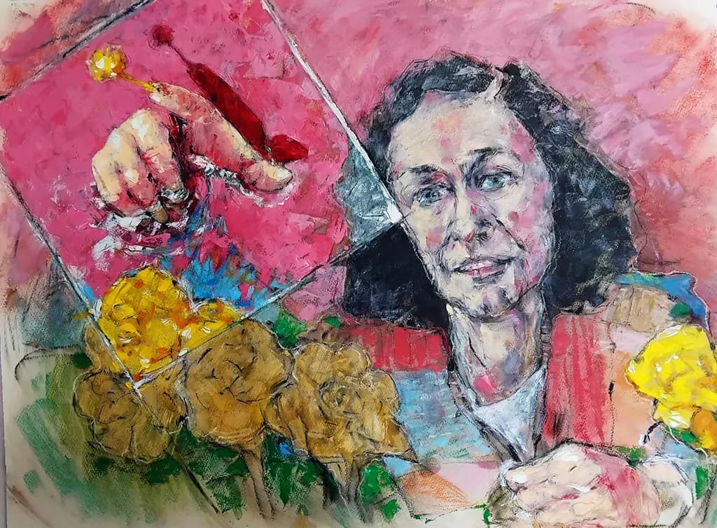 Vibrant Expressions: A Colorful Portrait of Resilience and Beauty