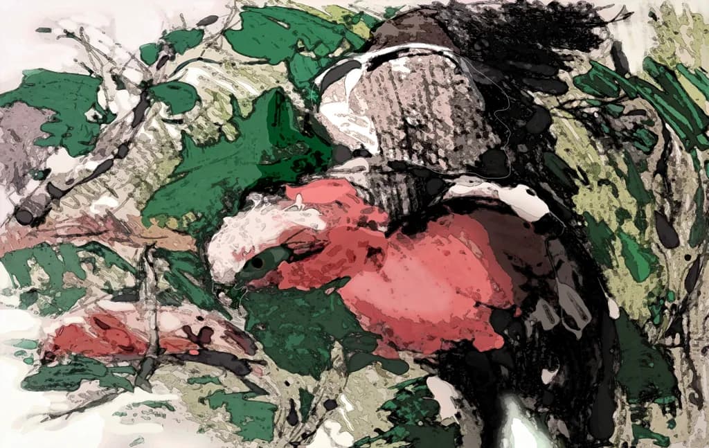 Whispers of Nature: A Vibrant Dance of Color and Form