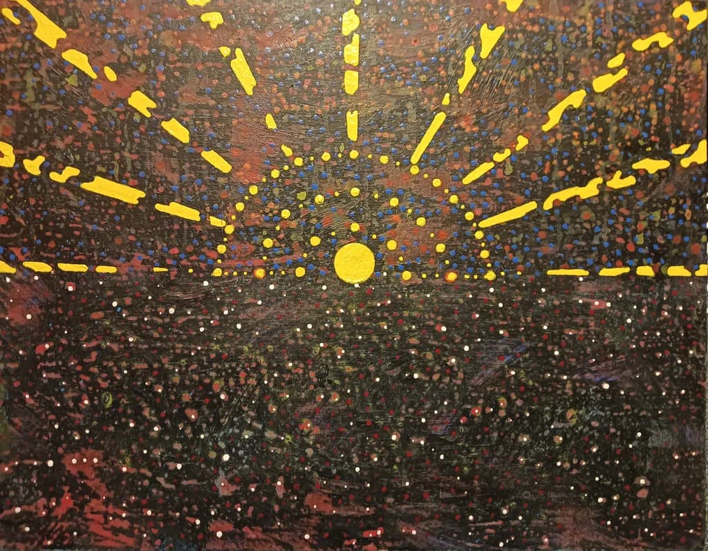 Radiant Dawn: A Cosmic Symphony of Color and Energy