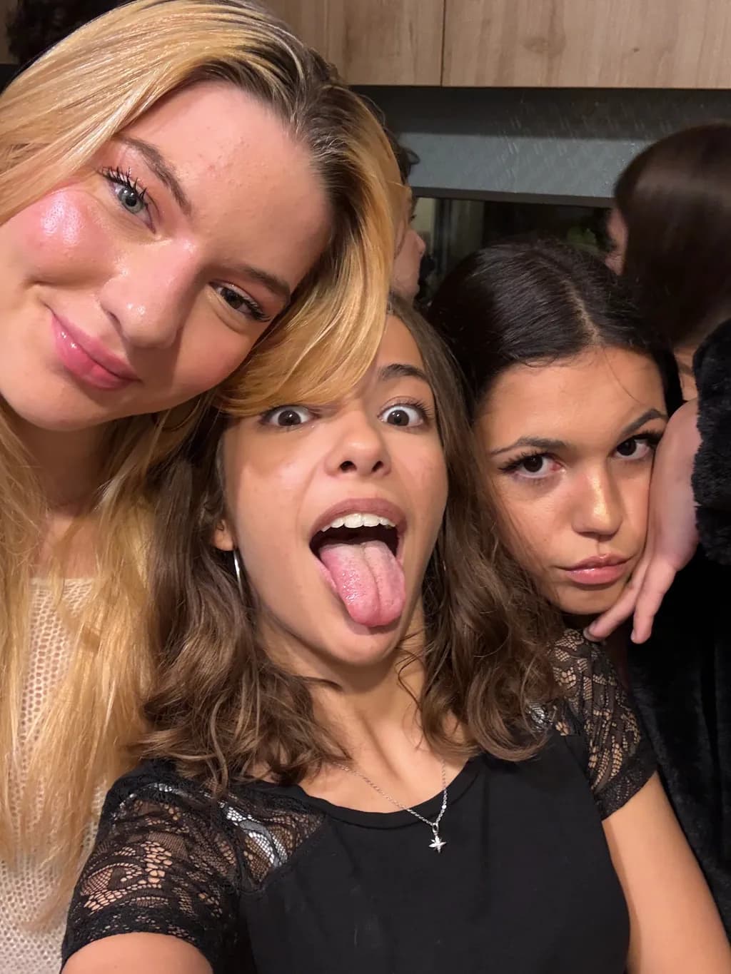 Joyful Moments: A Playful Celebration of Friendship and Fun in Selfie Form