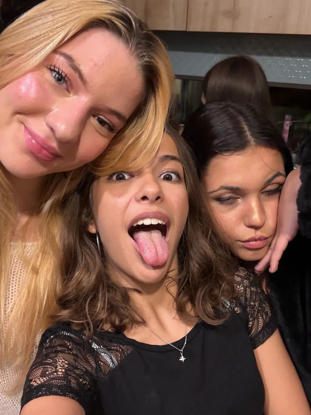 Joyful Moments: A Playful Celebration of Friendship and Smiles in Selfie Form