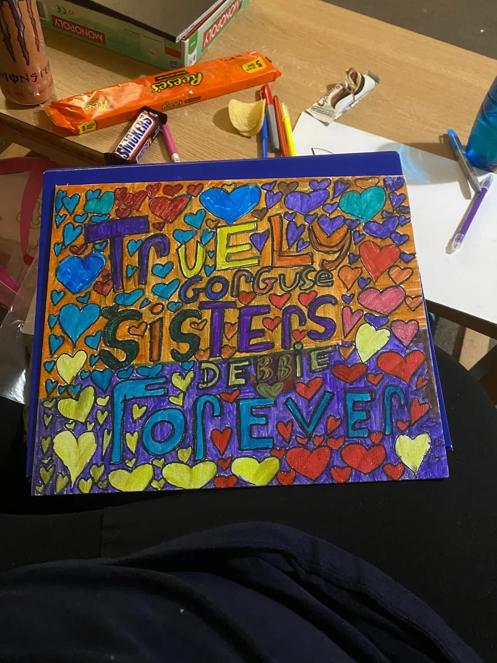 Sisterly Love: A Colorful Tribute to Forever Bonds