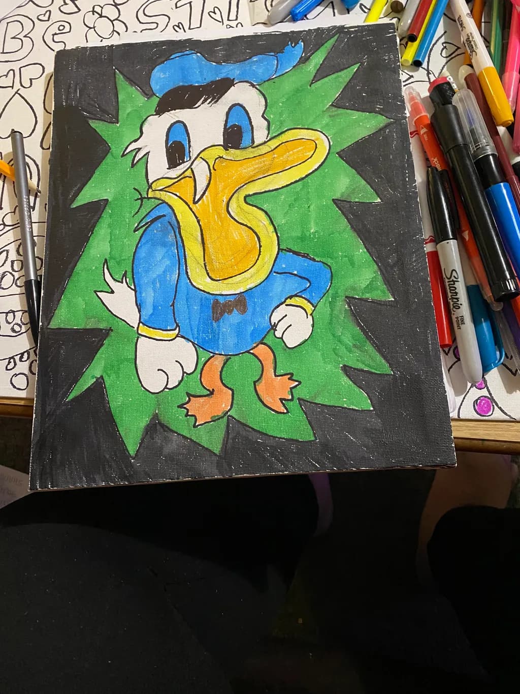 Vibrant Duck Character: A Playful Cartoon Adventure in Colorful Creativity