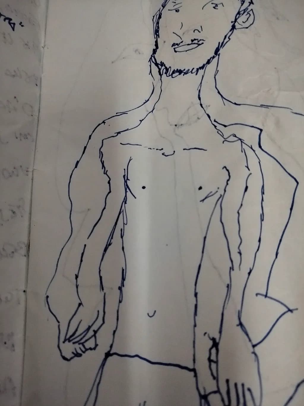Ethereal Lines: A Sketch of Human Expression and Form