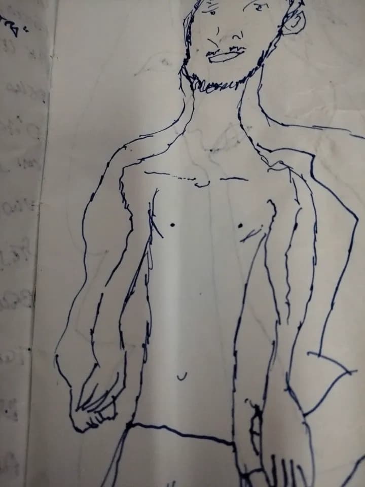 Ethereal Lines: A Study of the Human Form in Ink