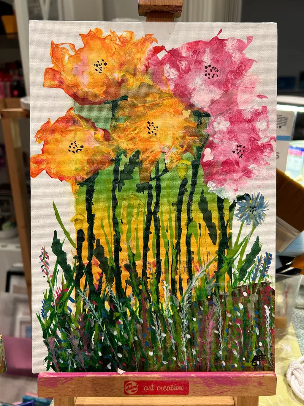 Vibrant Blossoms: A Dance of Color in Nature's Embrace