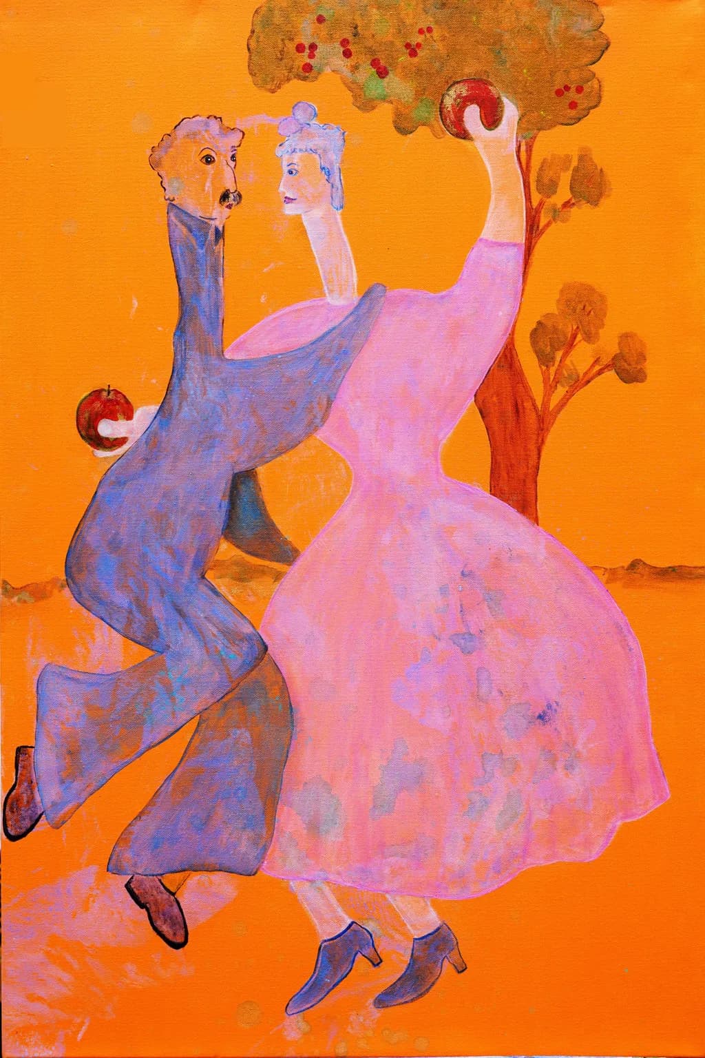 Under the Apple Tree: A Romantic Dance of Two