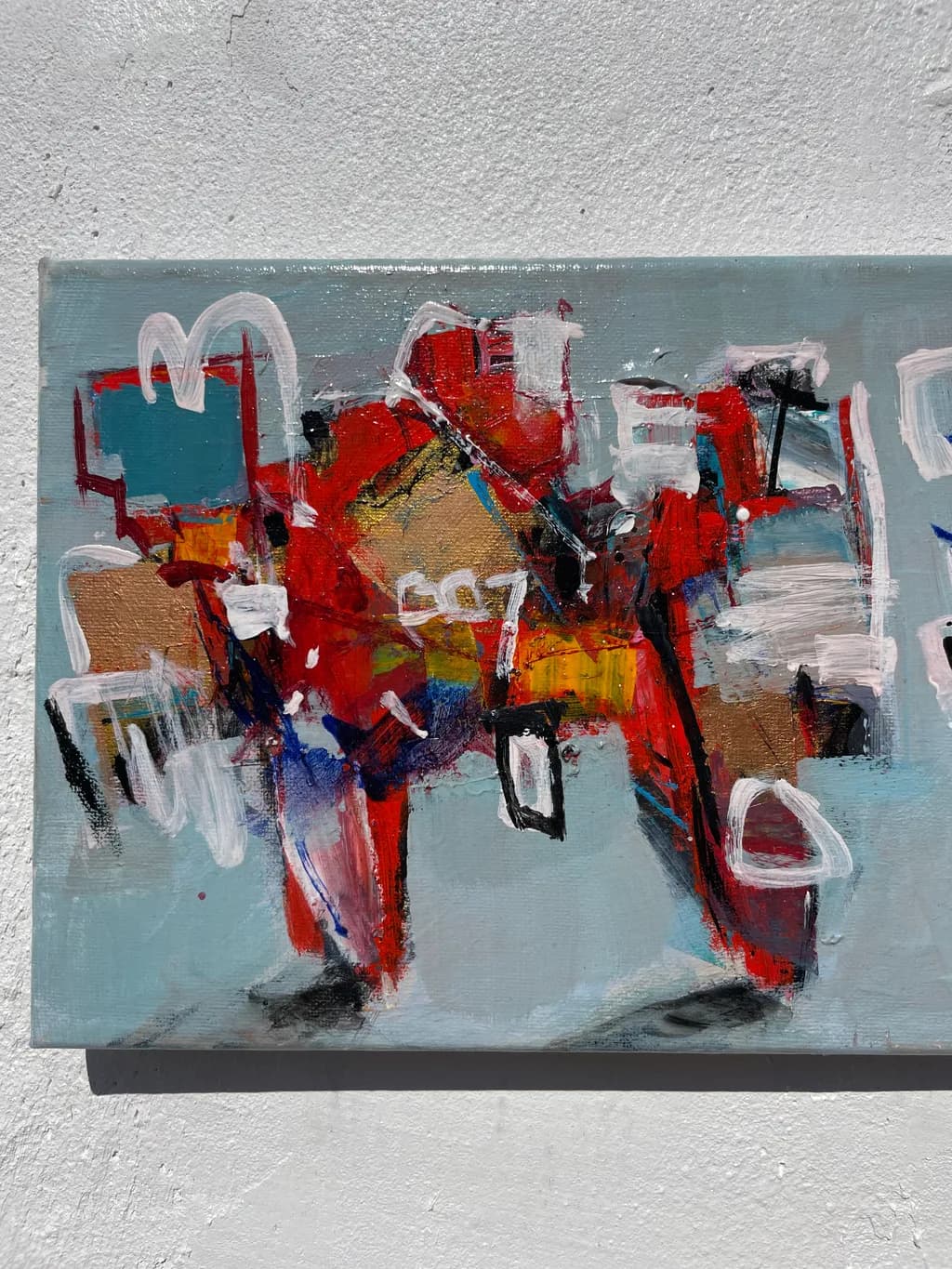 Vibrant Expressions: An Abstract Journey Through Color and Texture