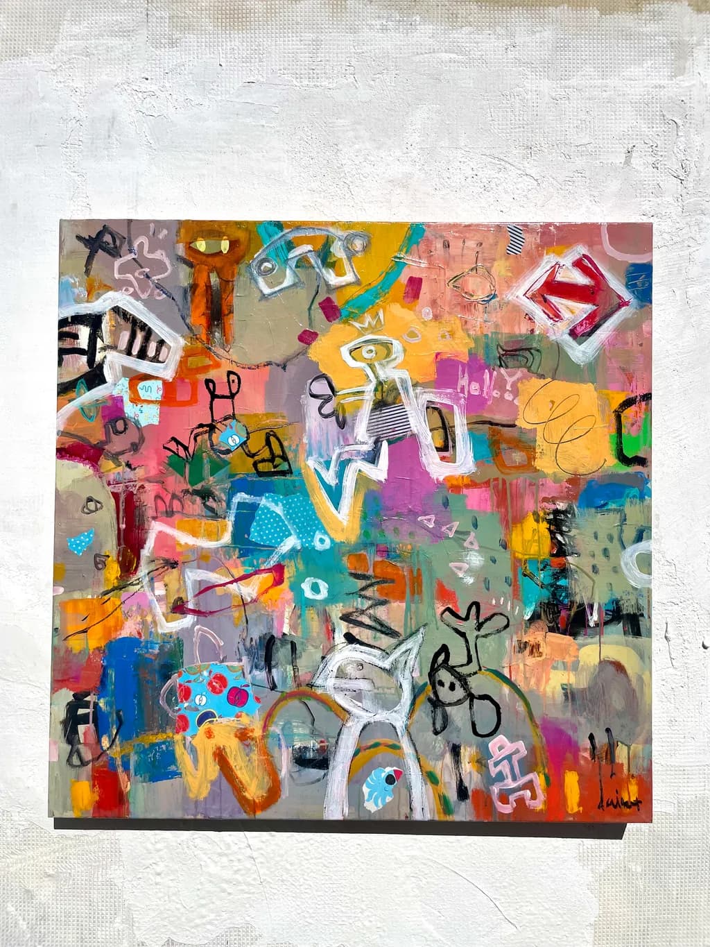 Vibrant Whimsy: A Colorful Journey Through Abstract Expressionism