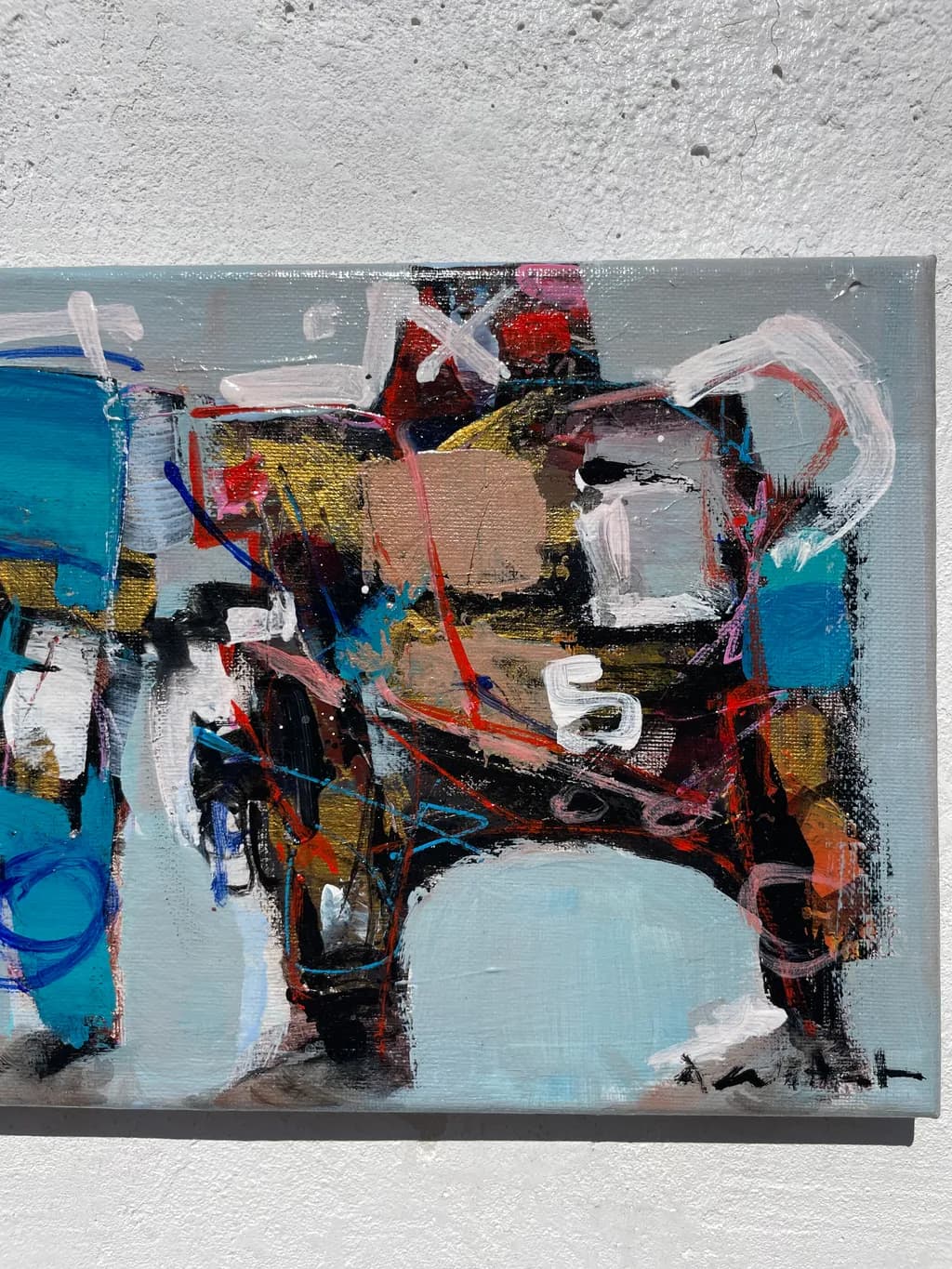 Vibrant Expressions: An Abstract Journey Through Color and Texture