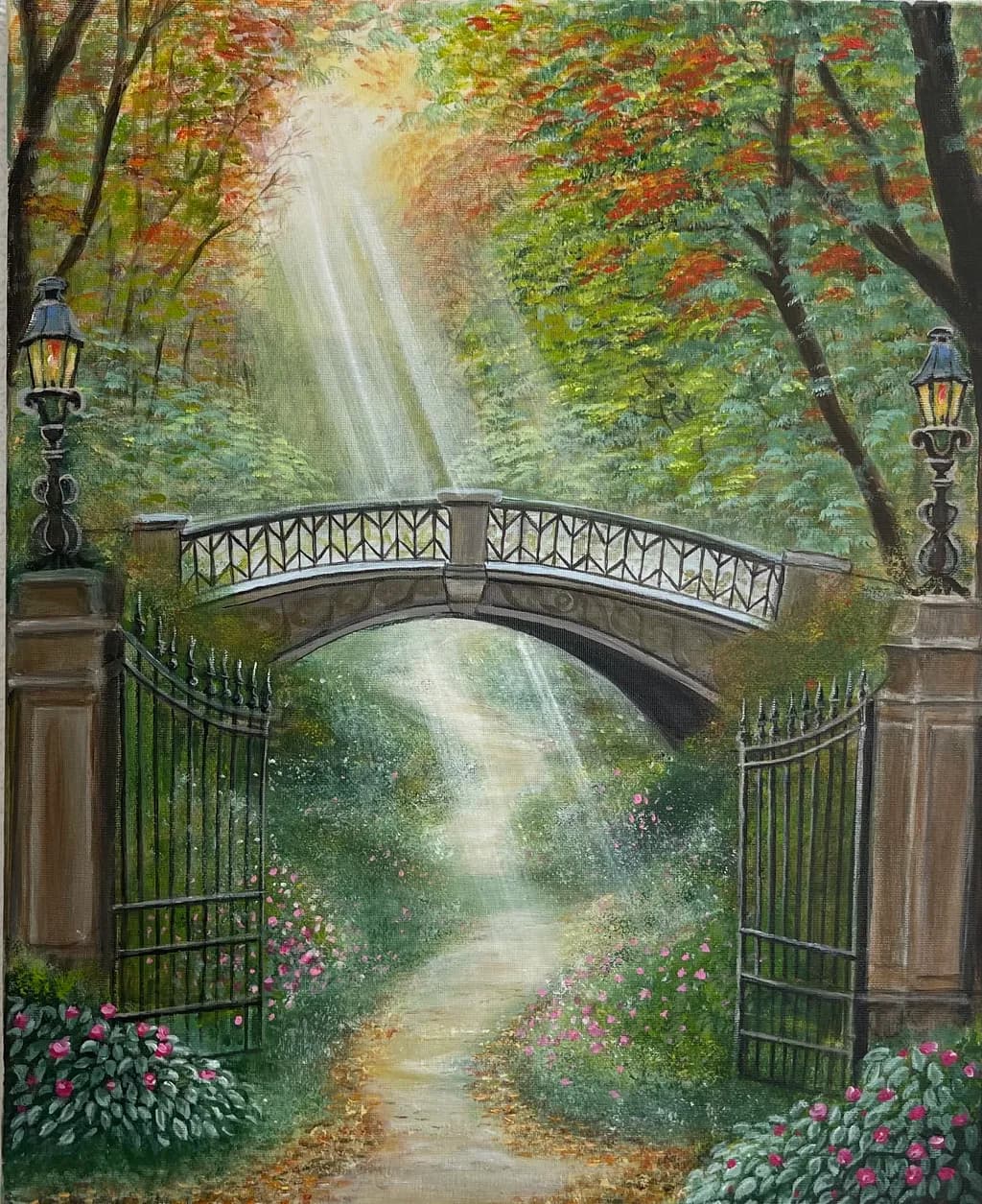 Garden Bridge Pathway