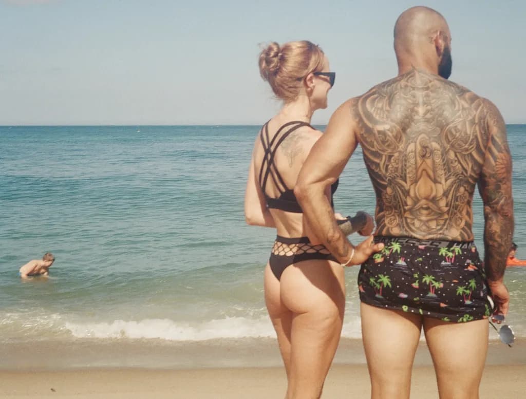 Beach Vibes and Inked Tales: A Day by the Shore