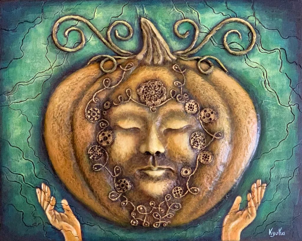 Pumpkin Face Reverie