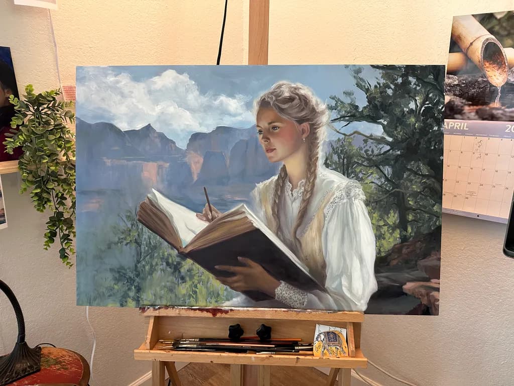 Whispers of Nature: A Portrait of Reflection and Imagination in the Great Outdoors
