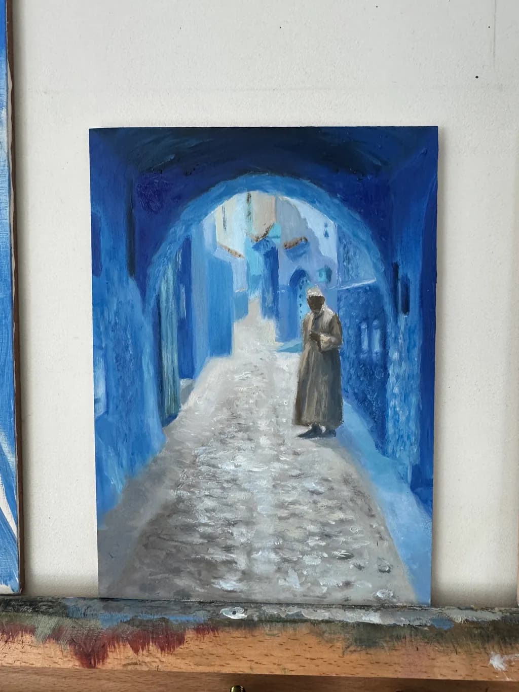 Whispers of Blue: A Serene Stroll Through the Enchanted Alleyways