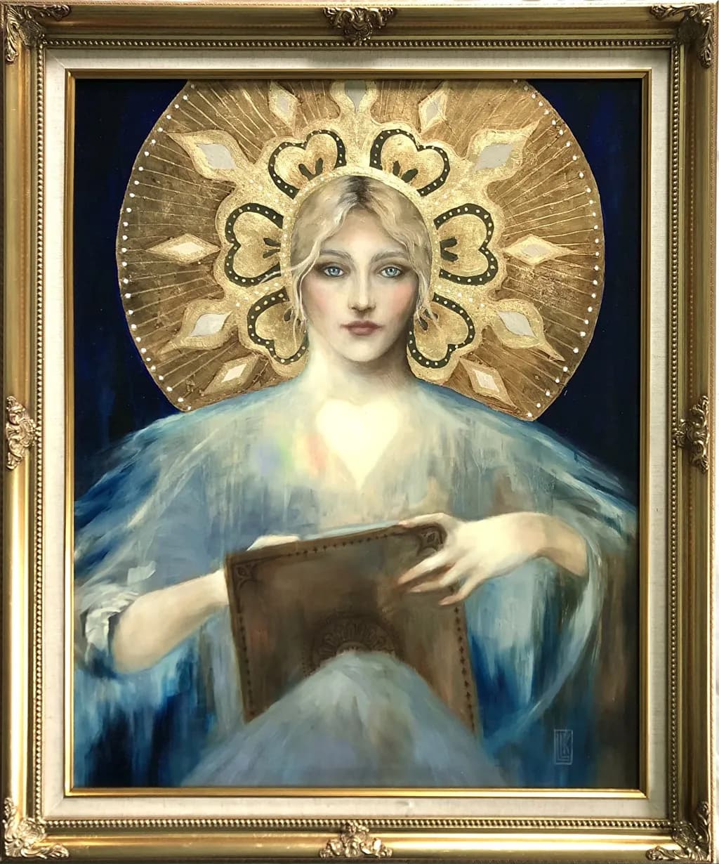 Celestial Muse: The Guardian of Knowledge and Light