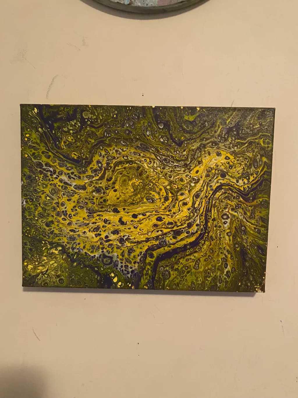 Golden Fluidity: An Abstract Dance of Color and Texture
