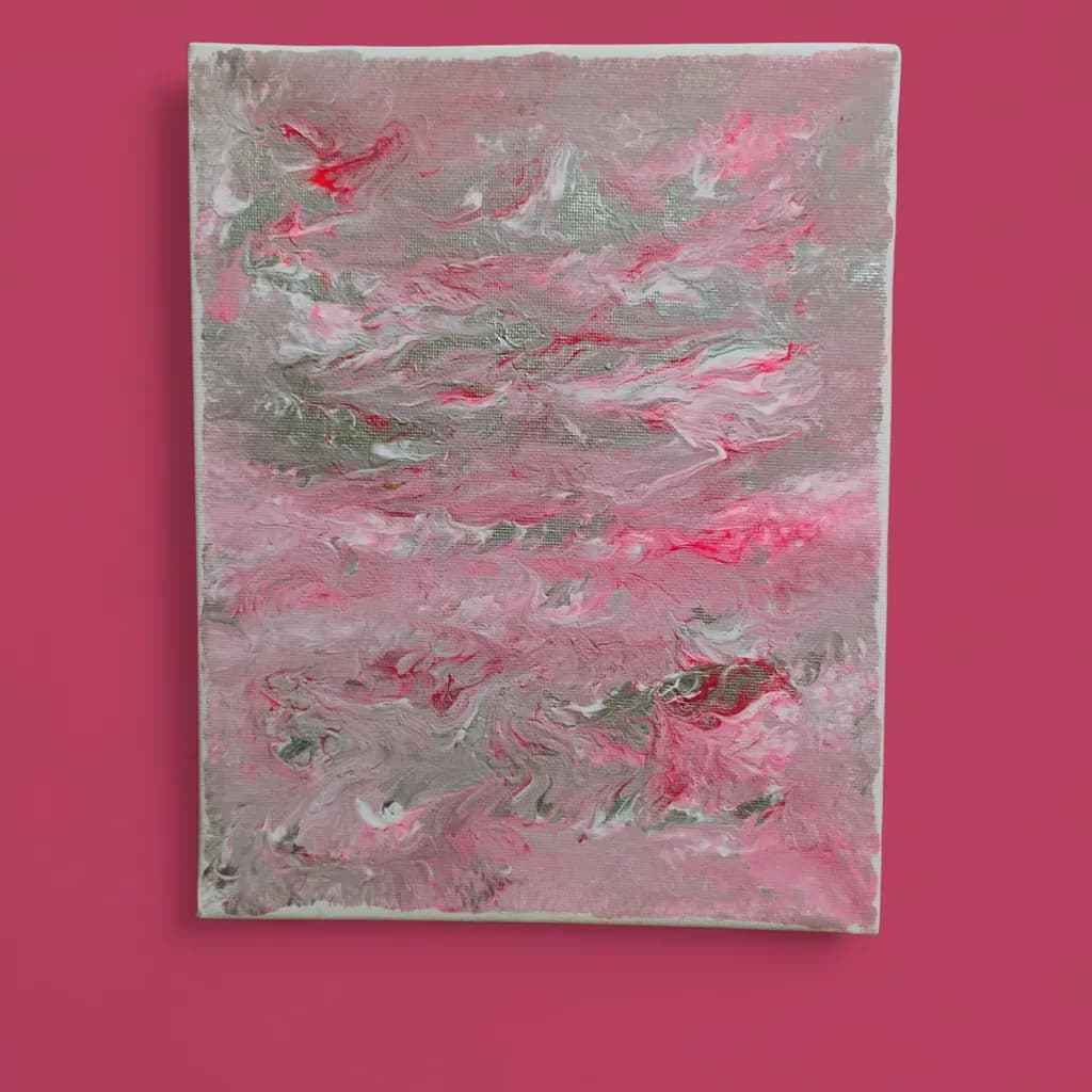 Whispers of Pink: A Dreamy Abstract Landscape in Soft Hues