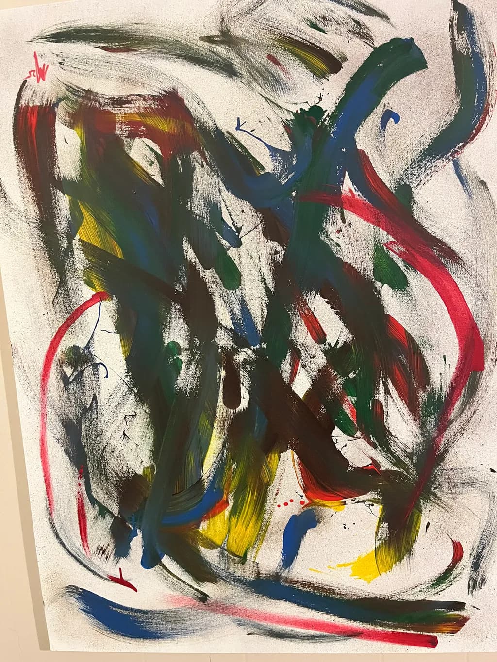 Vibrant Chaos: An Abstract Dance of Color and Emotion