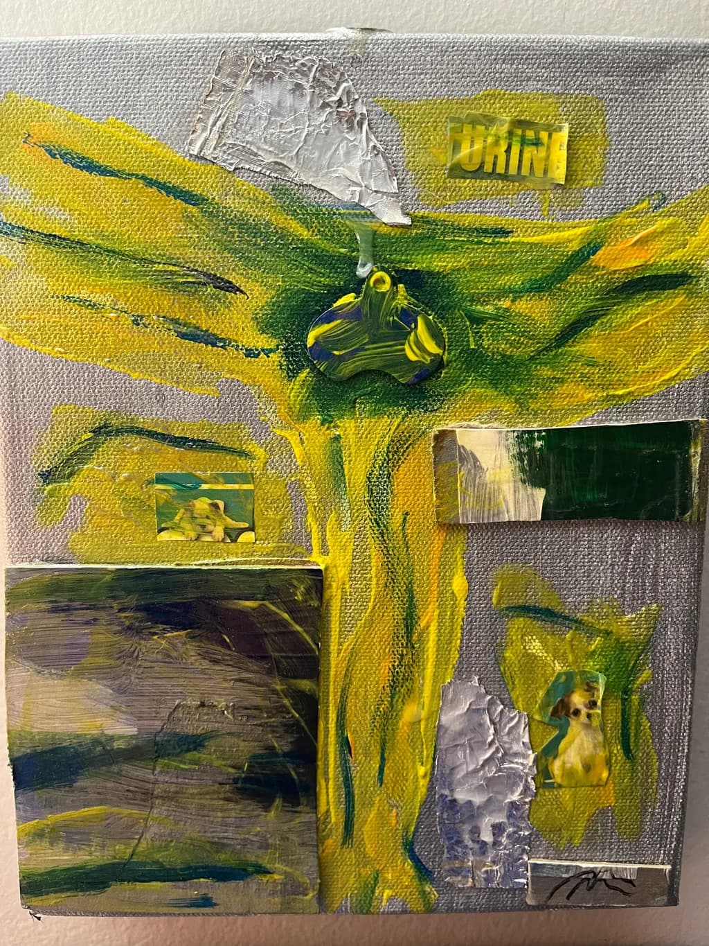 Vibrant Whispers: A Mixed Media Exploration of Color and Emotion
