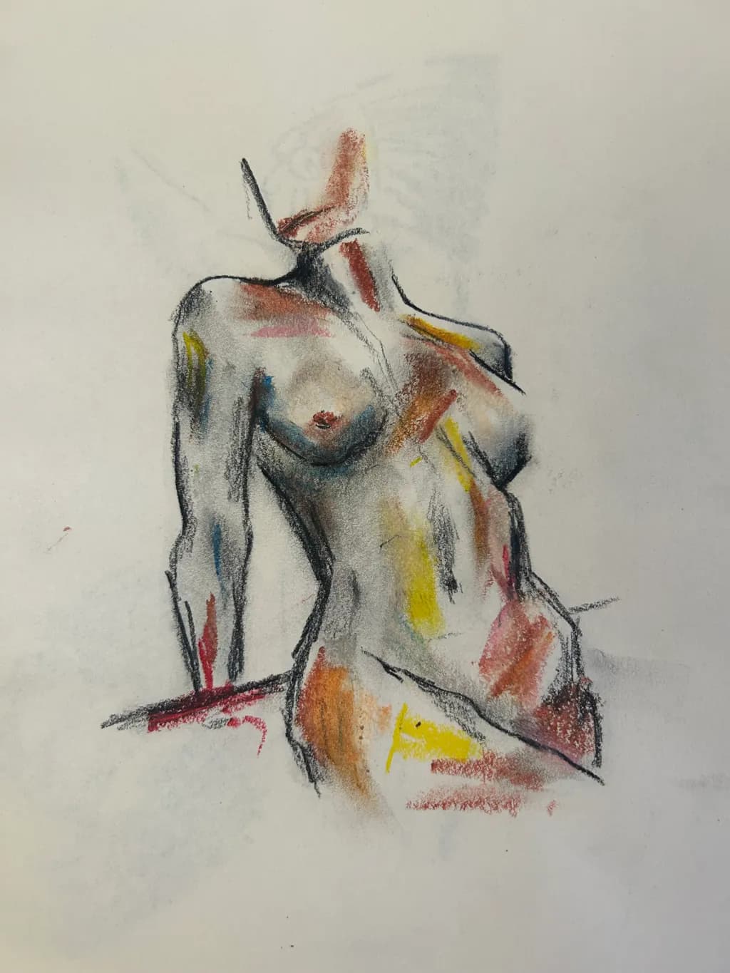 Ethereal Elegance: A Study of the Human Form in Vibrant Pastels