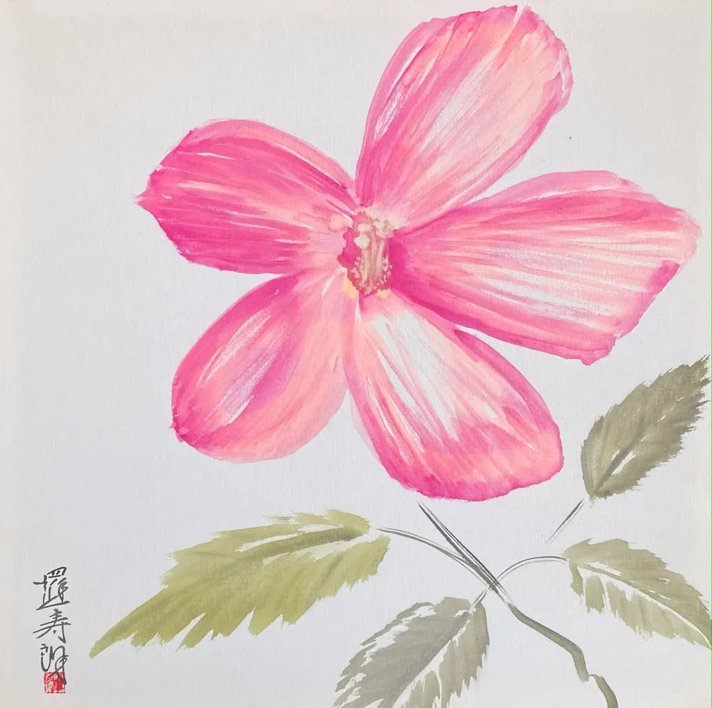 Delicate Pink Blossom: A Botanical Embrace of Nature's Beauty