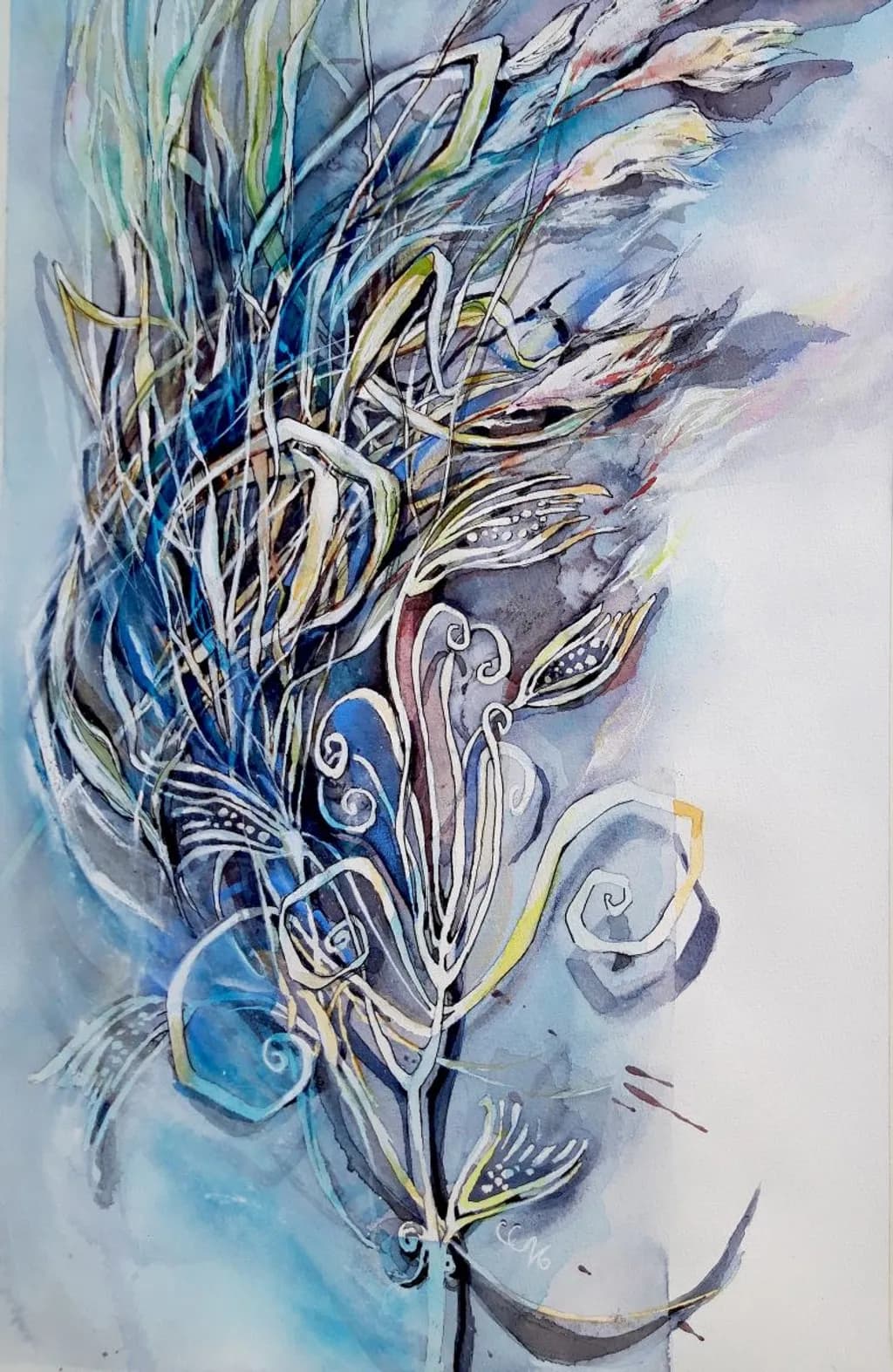 Abstract Floral Flow