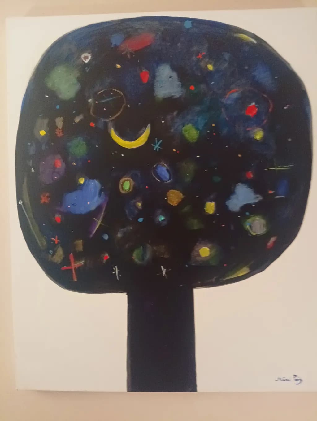 Cosmic Whimsy: An Abstract Journey Through Colorful Imagination