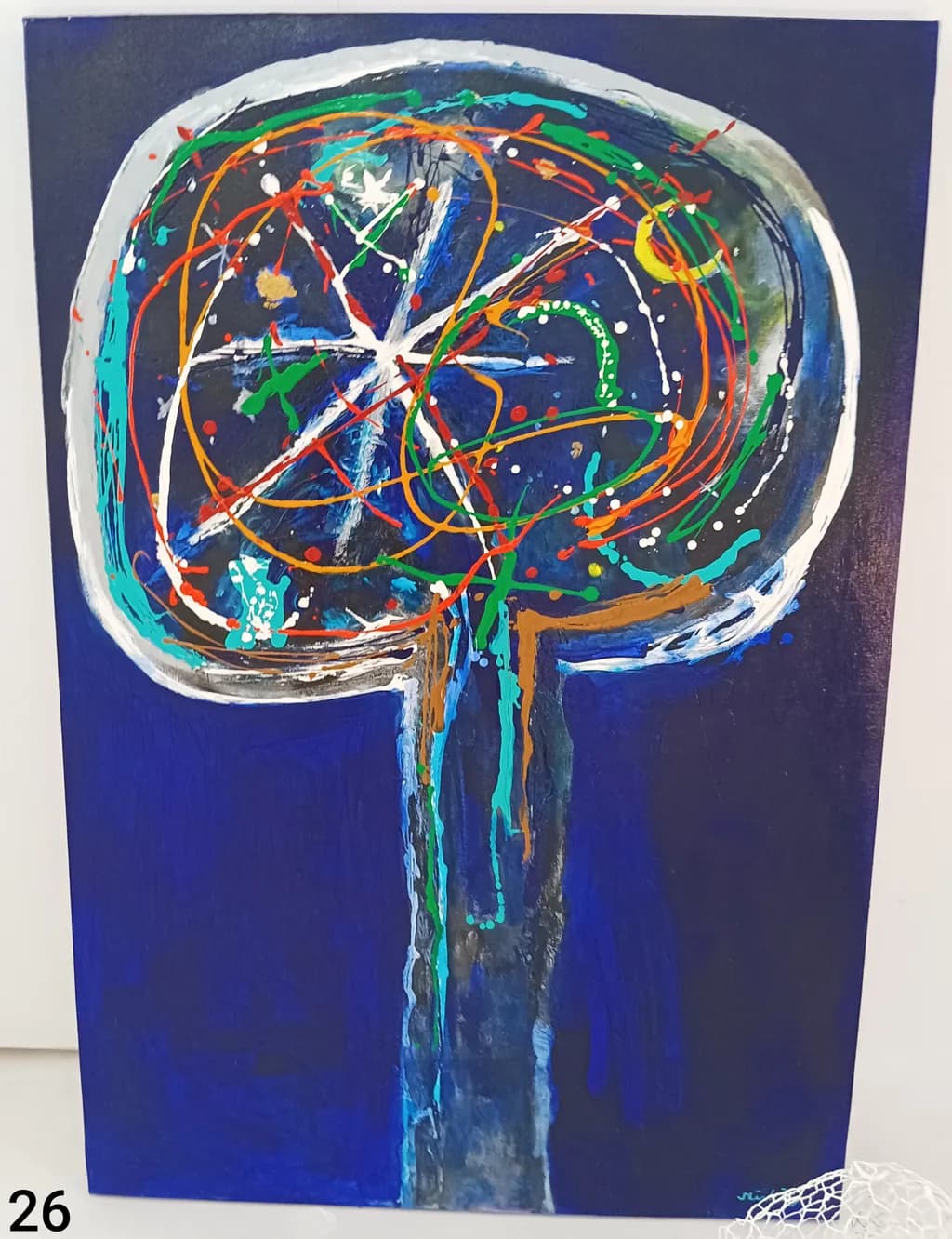 Vibrant Connections: An Abstract Journey Through Color and Form
