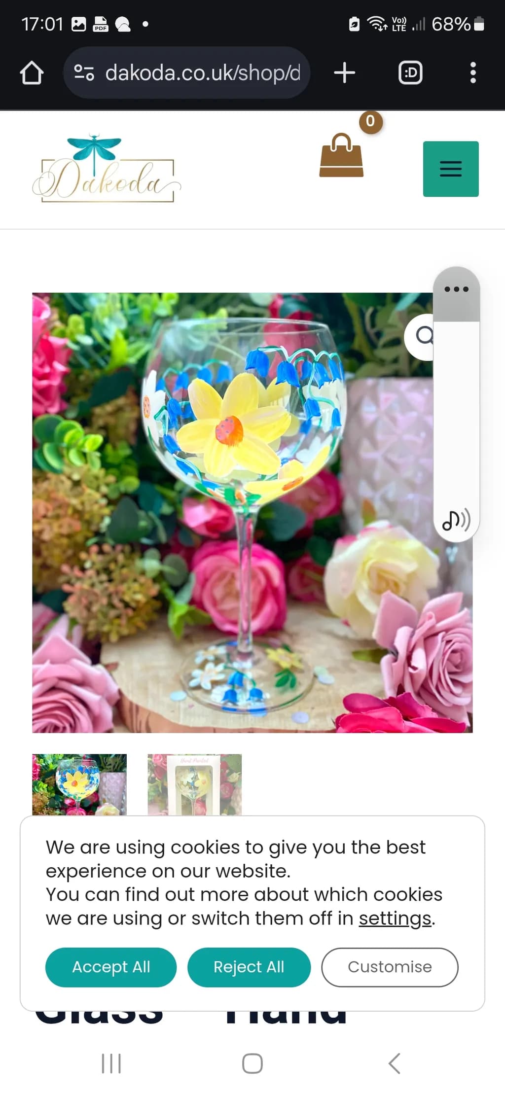 Vibrant Floral Elegance: Handcrafted Glass Art for Colorful Decor