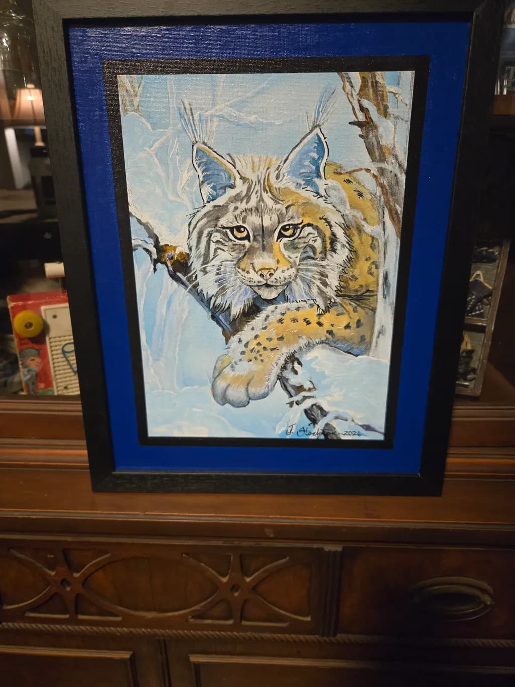 Snowbound Bobcat