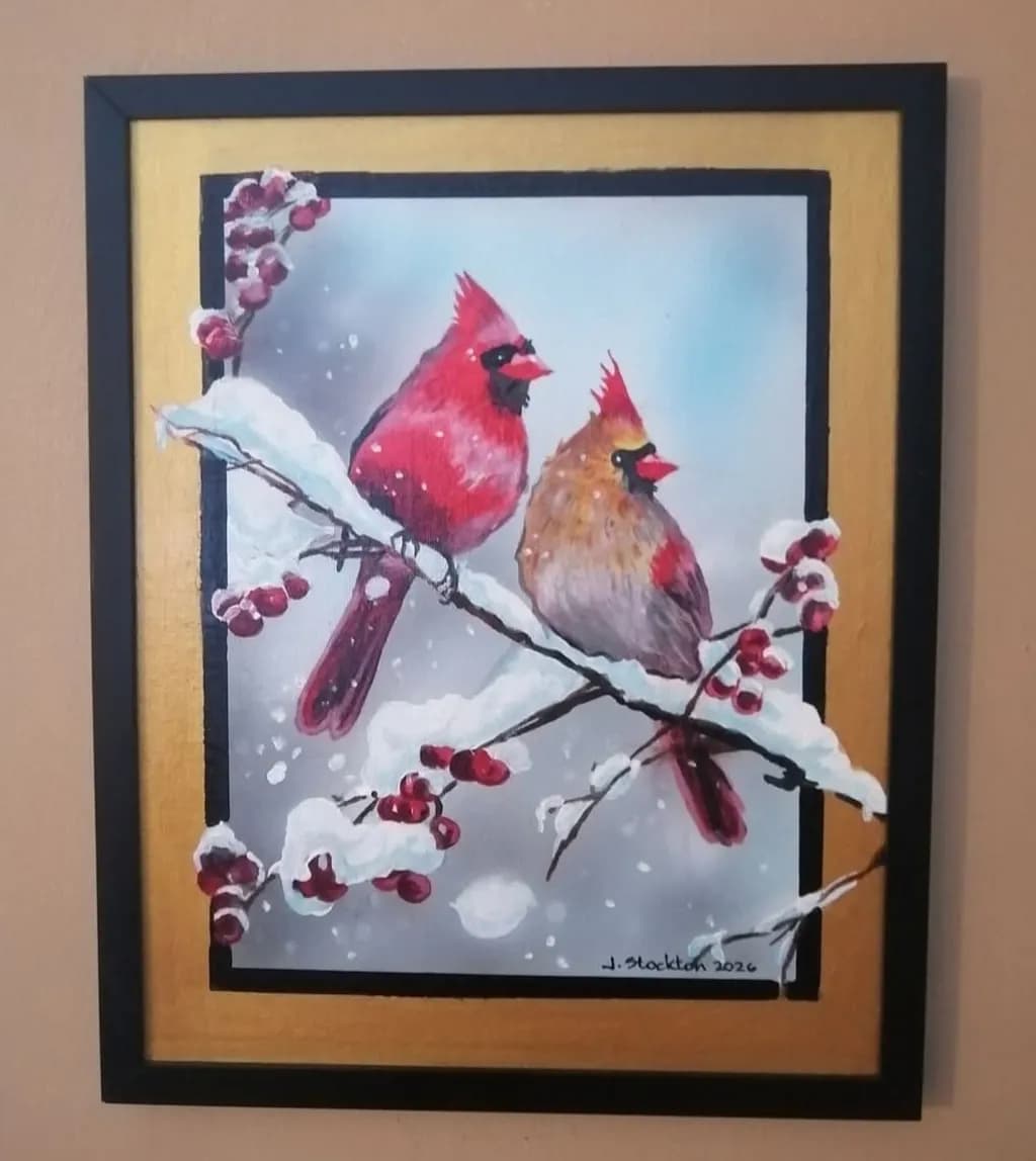 Winter Cardinals