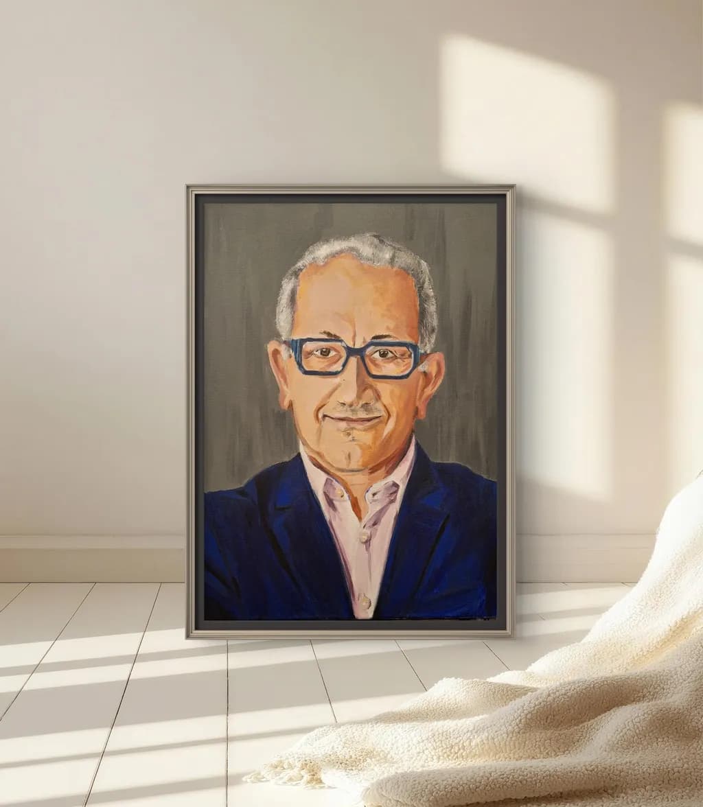 Timeless Elegance: A Portrait of Wisdom and Charisma