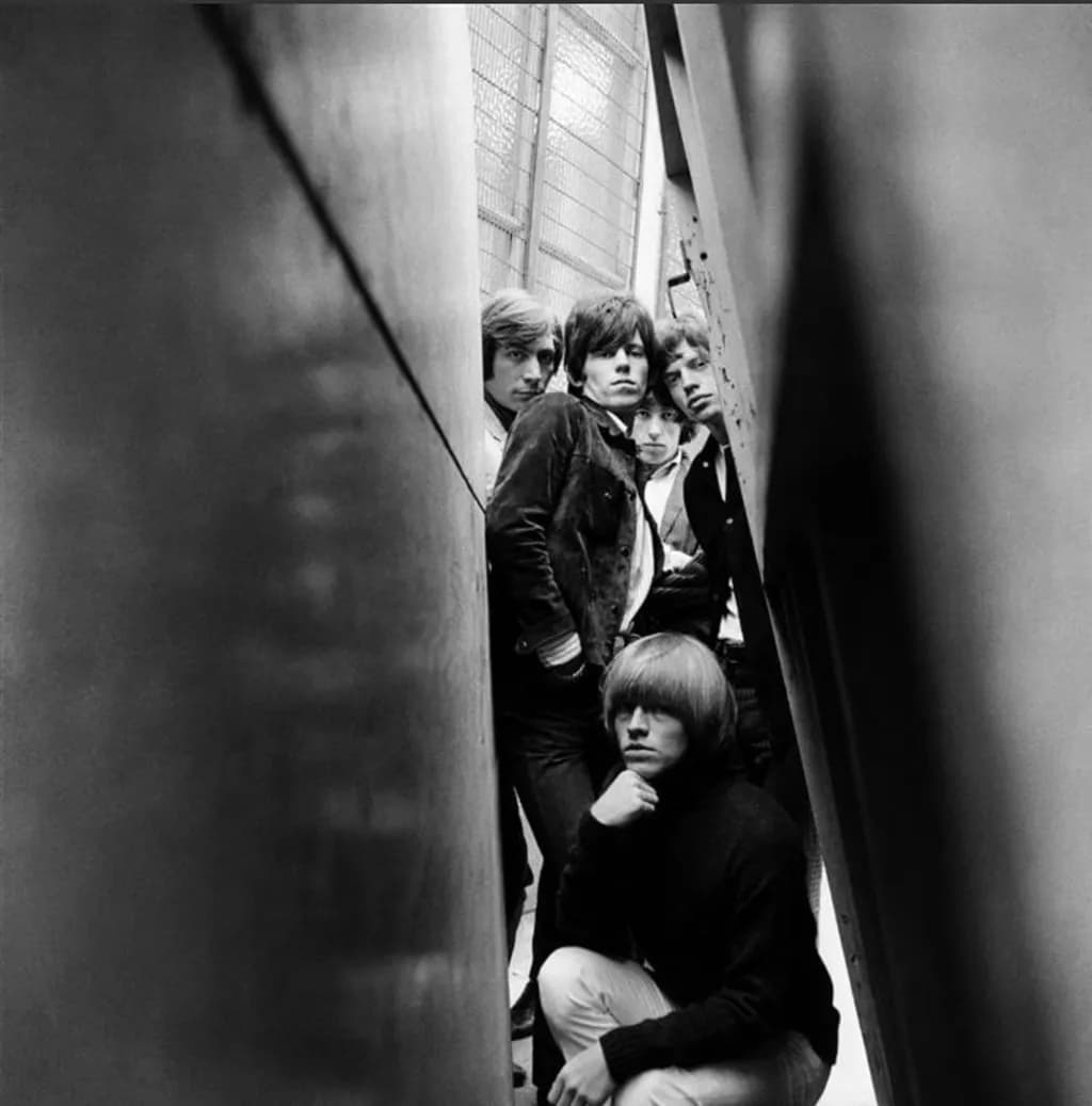 Echoes of Youth: A Timeless Portrait of Rock's Pioneers in Monochrome