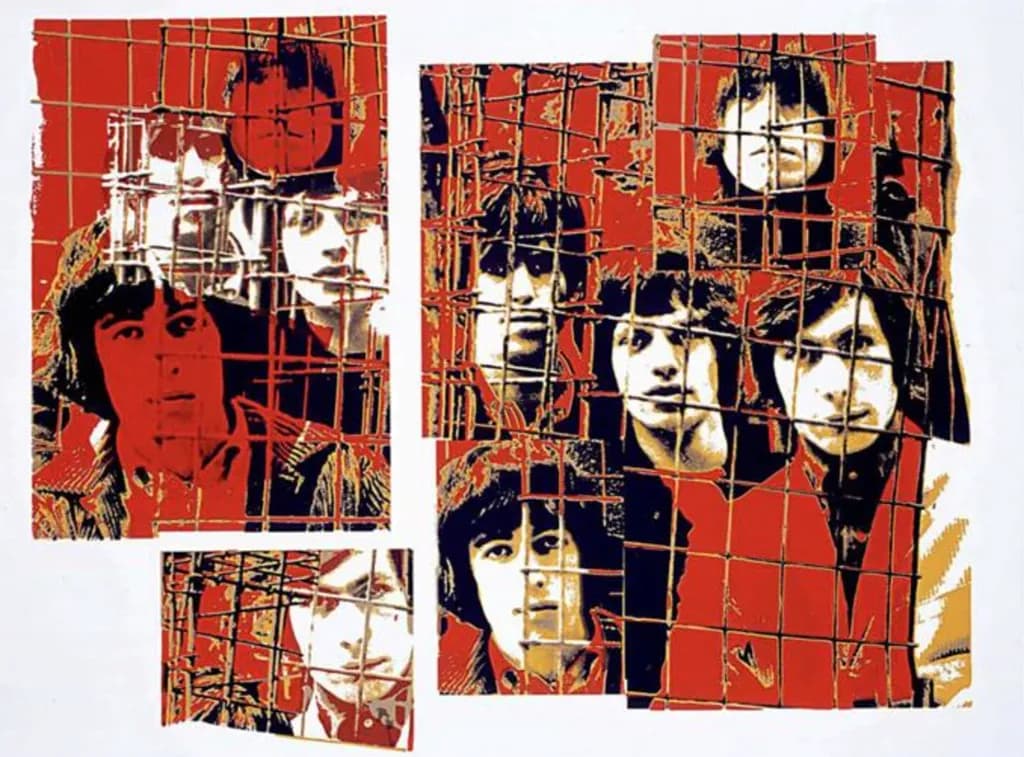 Behind the Bars: A Captivating Portrait of Isolation and Identity in Bold Colors
